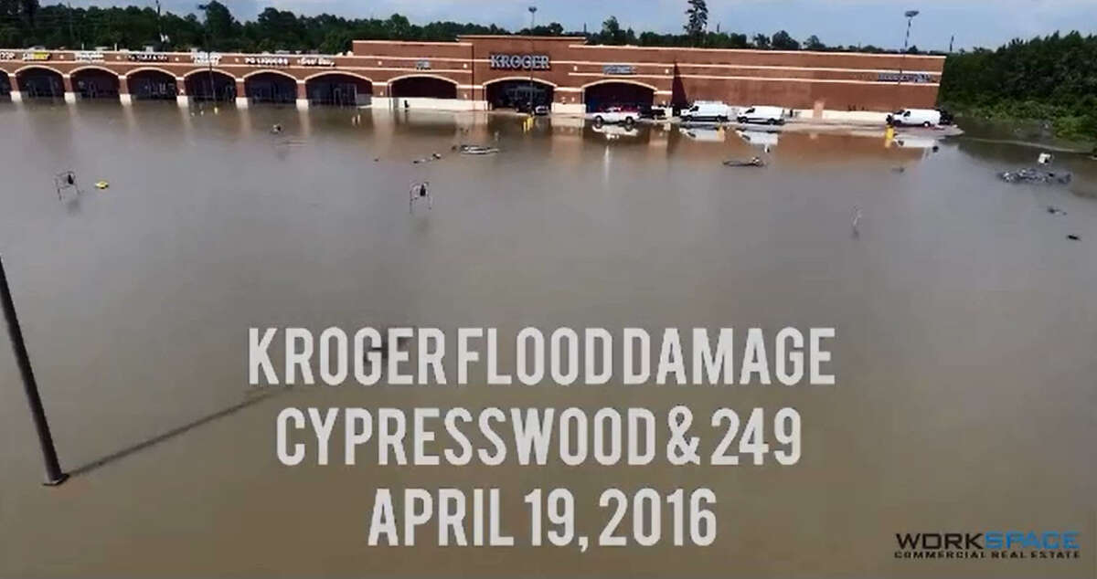 The team at WorkSpace Commercial Real Estate in Houston captured this aerial drone footage April 19, 2016 of the deadly Houston floods. The footage was shared on the company's Facebook page and shows the flood's impact on the neighborhoods and businesses in the Cypresswood area of Highway 249/Tomball Parkway in north Harris County.