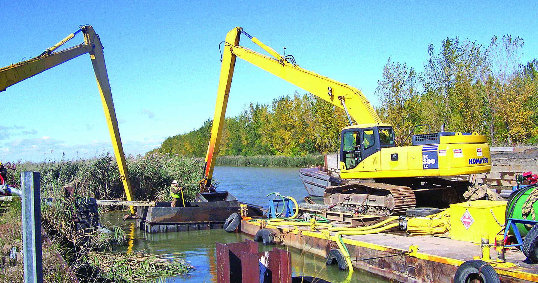 Dredging begins on Sebewaing River