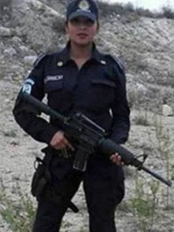 Mexican Police Officer Topless Uncensored