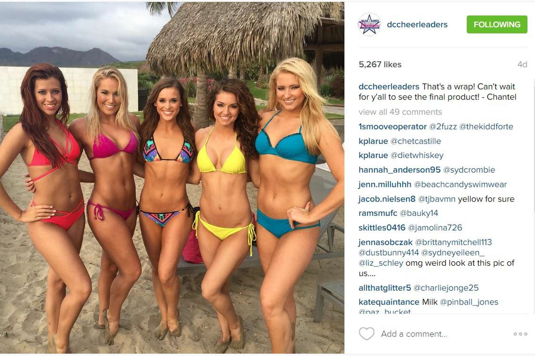 dallas cowboys swimsuits