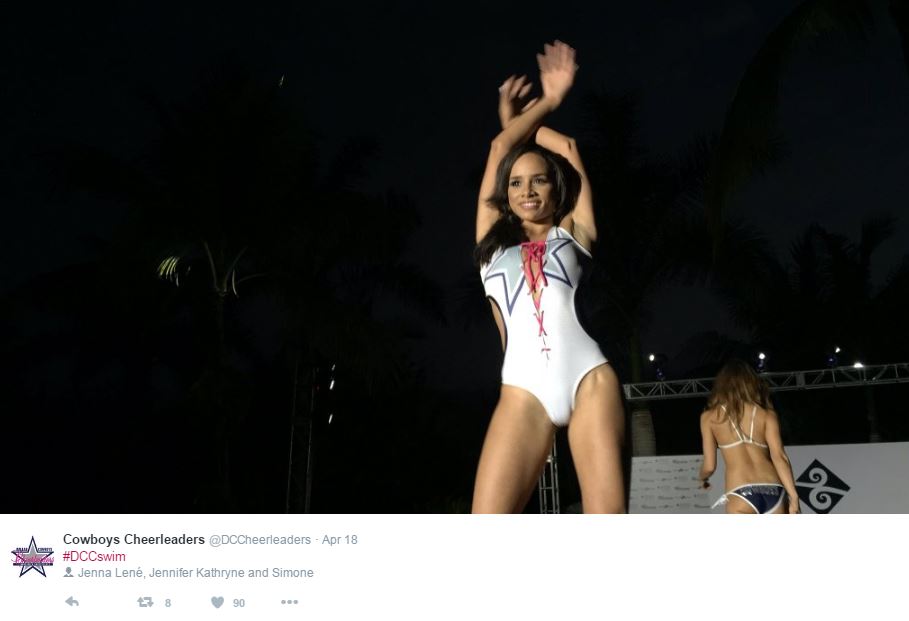 Viral Swimsuit Photos Shared by Dallas Cowboys Cheerleaders Increases the  Heat on Social Media - EssentiallySports