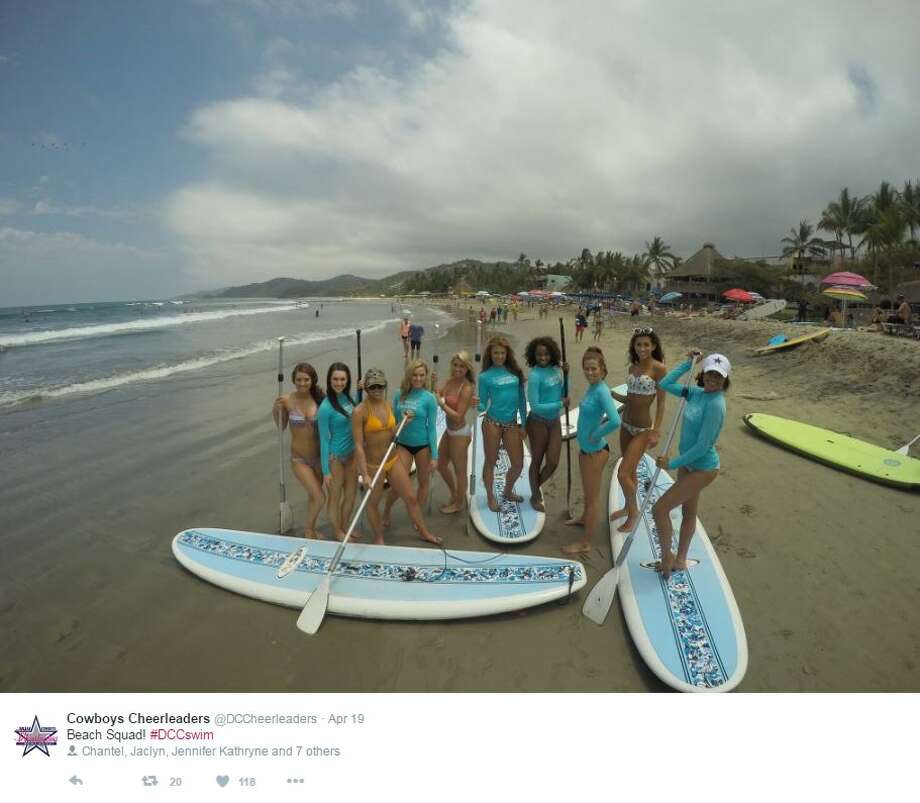 The Dallas Cowboys Cheerleaders Swimsuit Photo Shoot in Mexico 2016