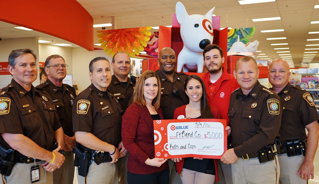 Target donation to help deputies who work with children