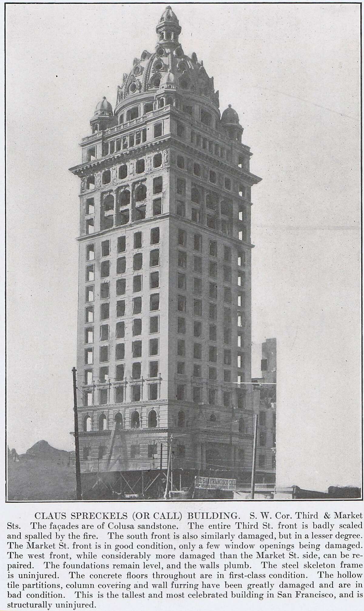 San Francisco earthquake 1906 engineer's documentation of the calamity