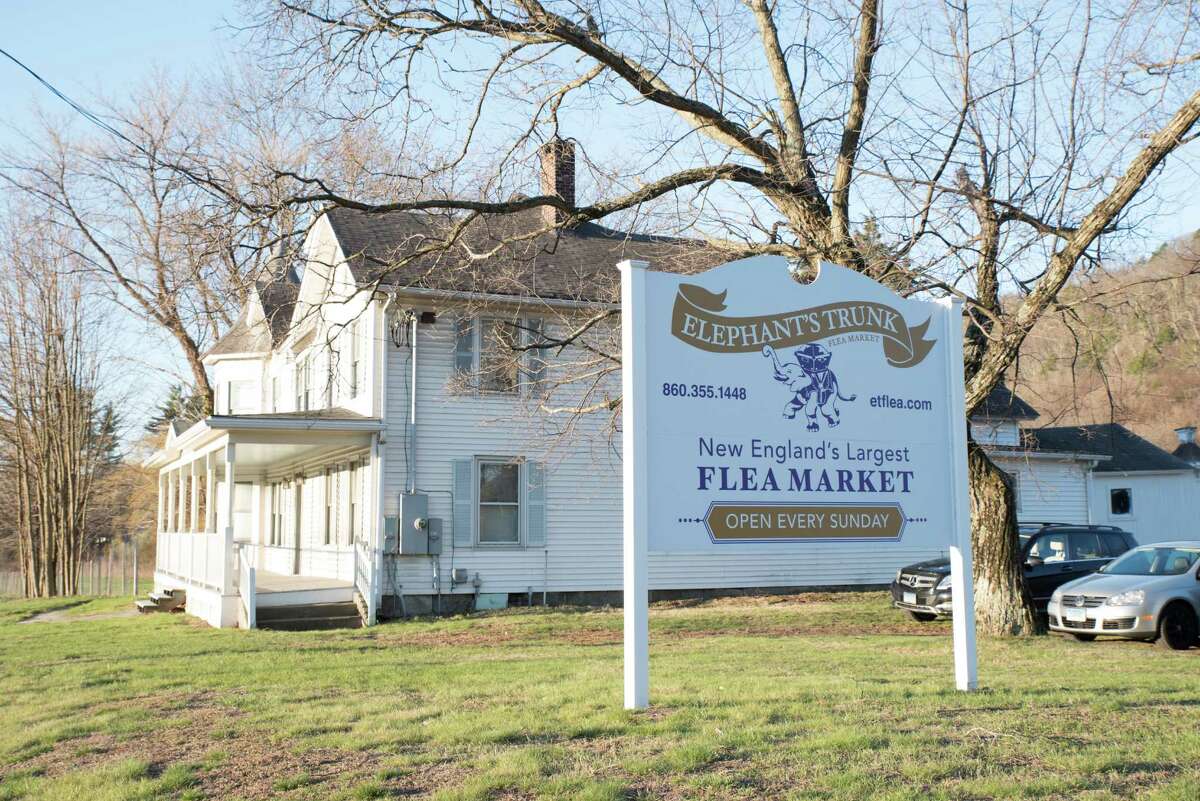 Early morning at the Elephant’s Trunk flea market in New Milford