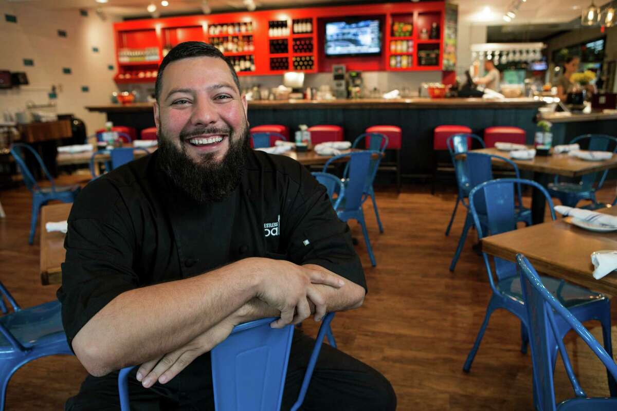 Pablo Gomez, corporate chef Hospitality USA, poses for a portrait at Restless Palate on Wednesday, April 6, 2016, in Houston. ( Brett Coomer / Houston Chronicle )