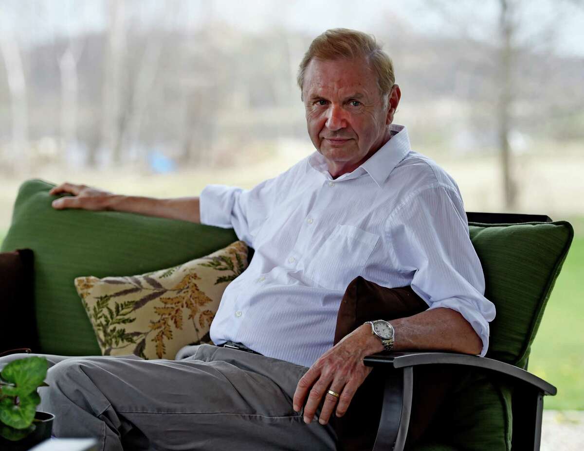 Former KGB agent Jack Barsky relaxes in his home April 22, 2016 in Schaghticoke, N.Y. (Skip Dickstein/Times Union)