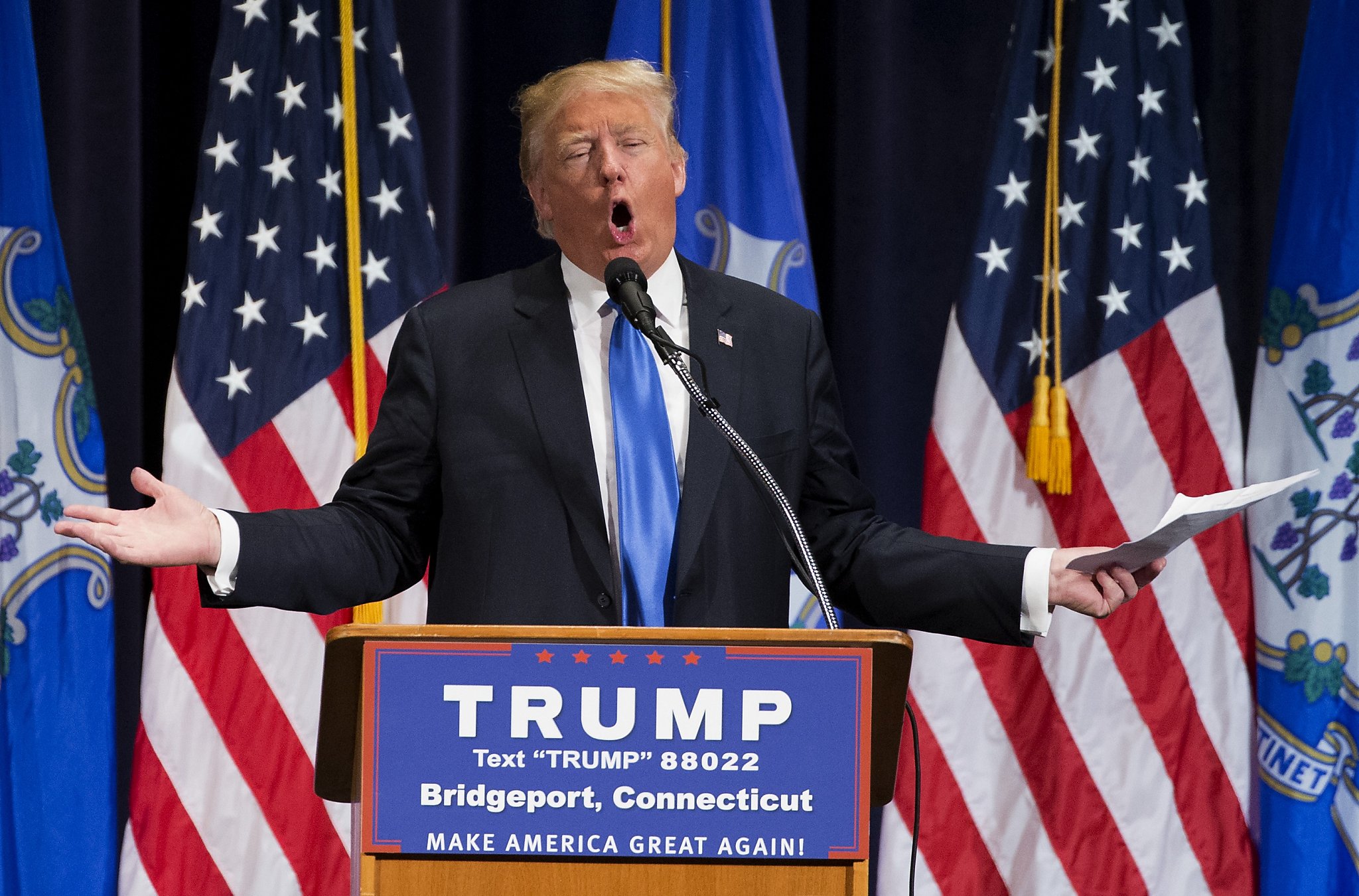 Trump sticks with his ‘rant and rave’ pitch to voters