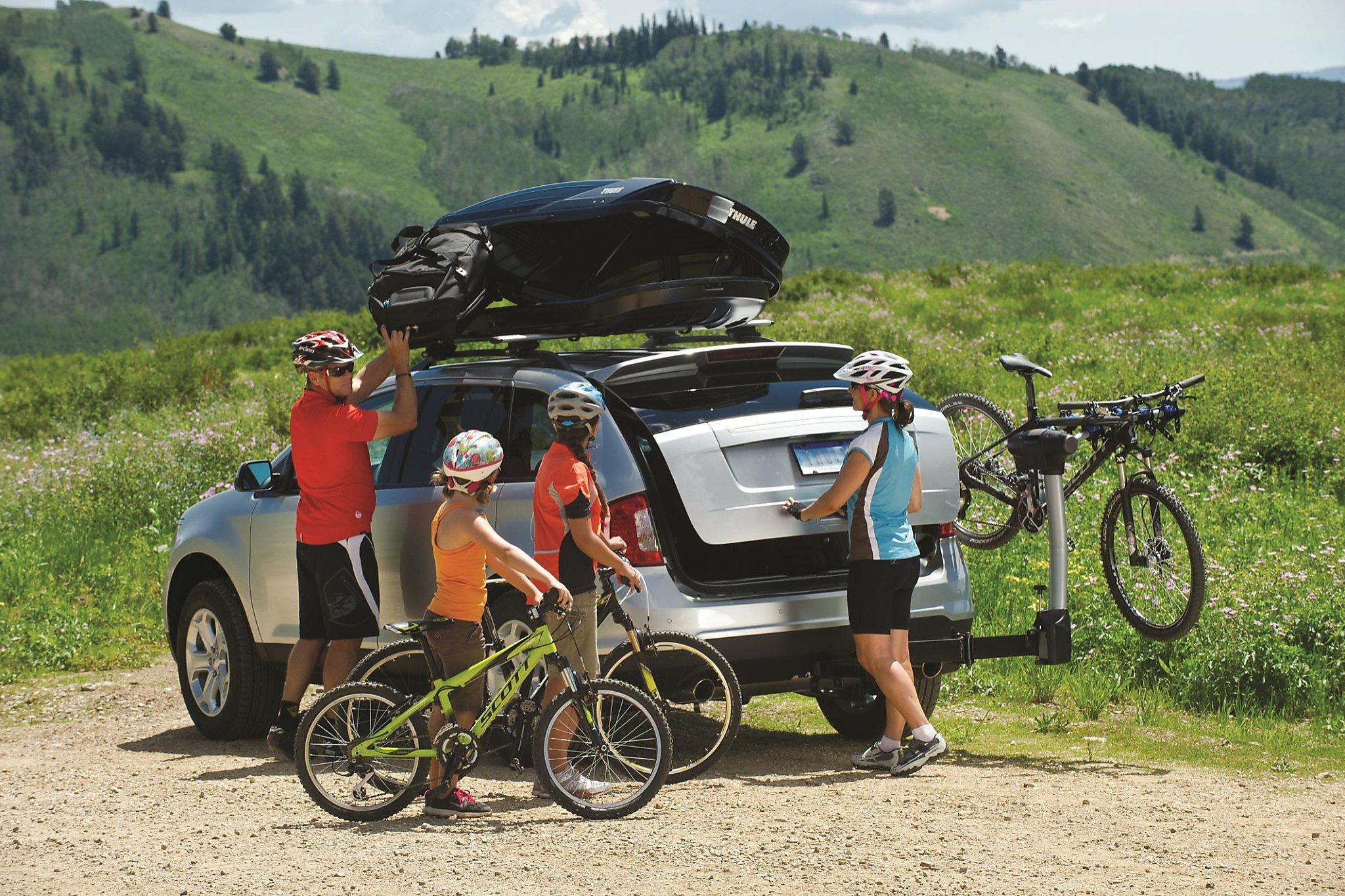 Roof racks Great for bikes bad for mileage study says