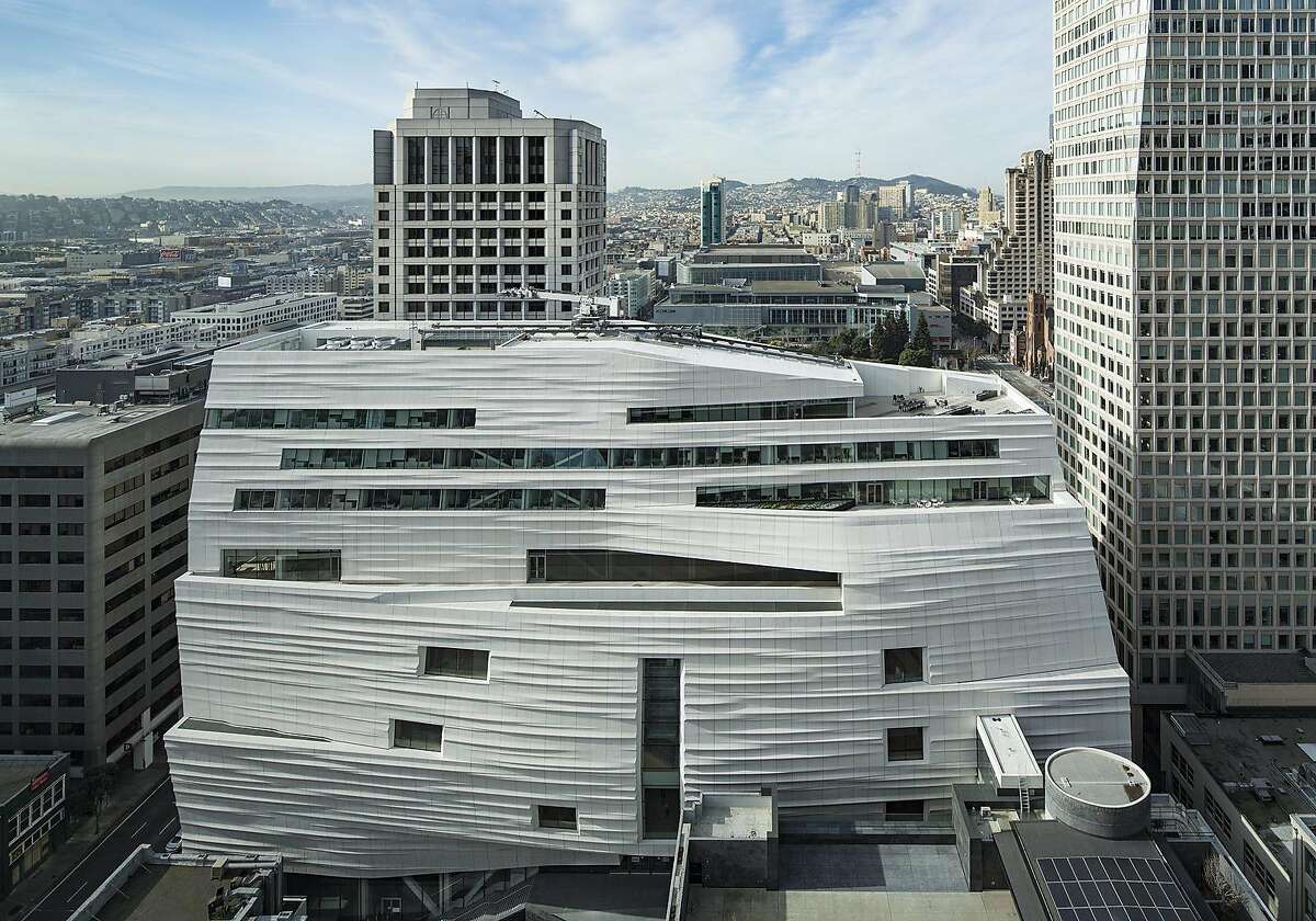 The exterior of the SFMOMA addition.