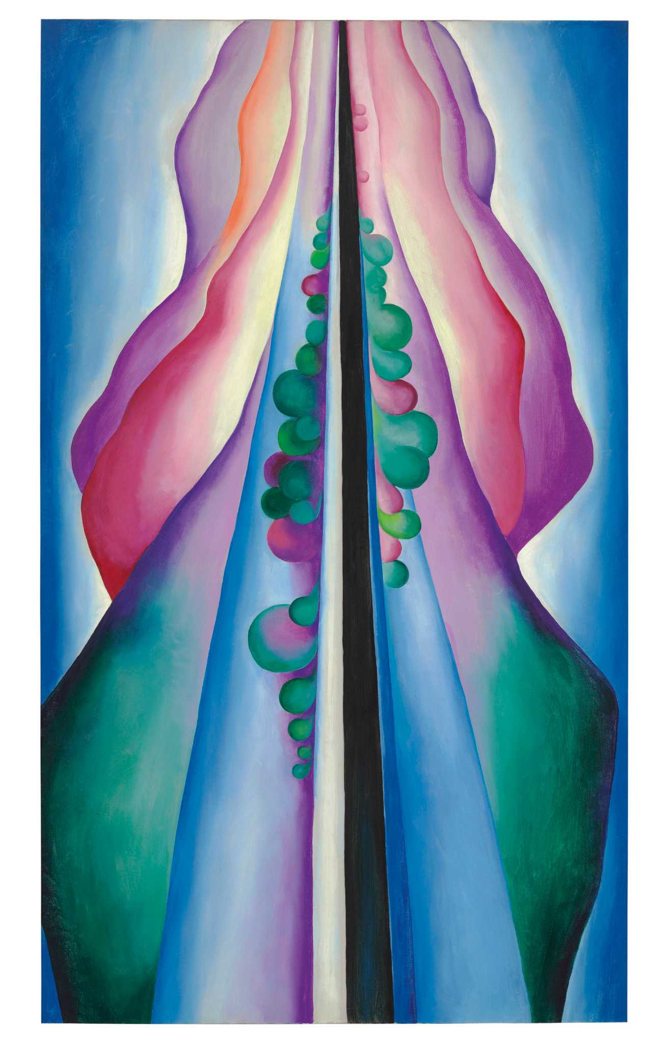 Unusual Georgia O'Keeffe painting of Lake George going to auction