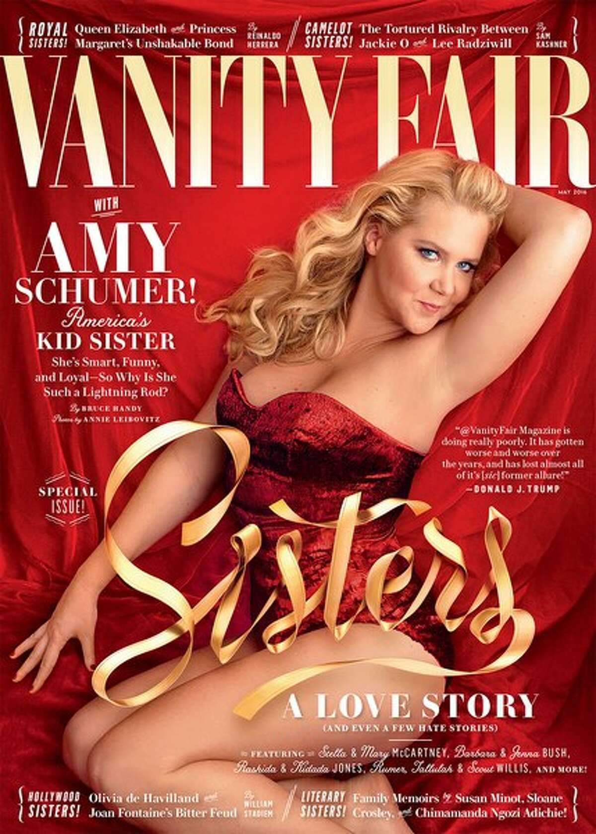 May 2016 cover of Vanity Fair with Amy Schumer. Click through the gallery to see who else is coming to the Capital Region soon.