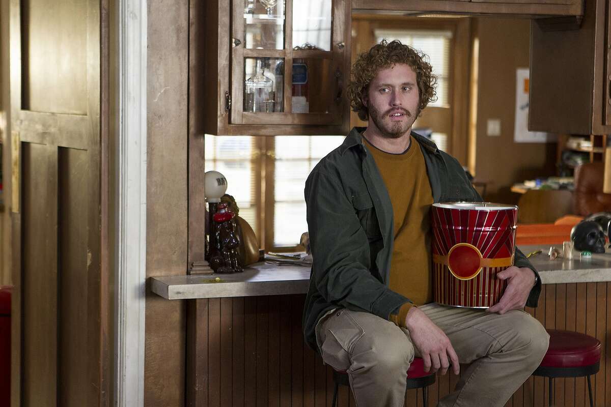 T.J. Miller in a production still from season three of HBO's "Silicon Valley."