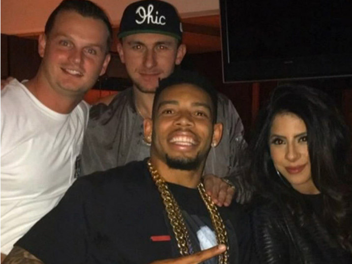 Johnny Manziel Spotted Partying With Scott Disick at Coachella