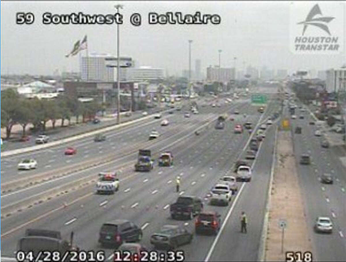 Southwest Freeway reopens after debris cleared in SW Houston