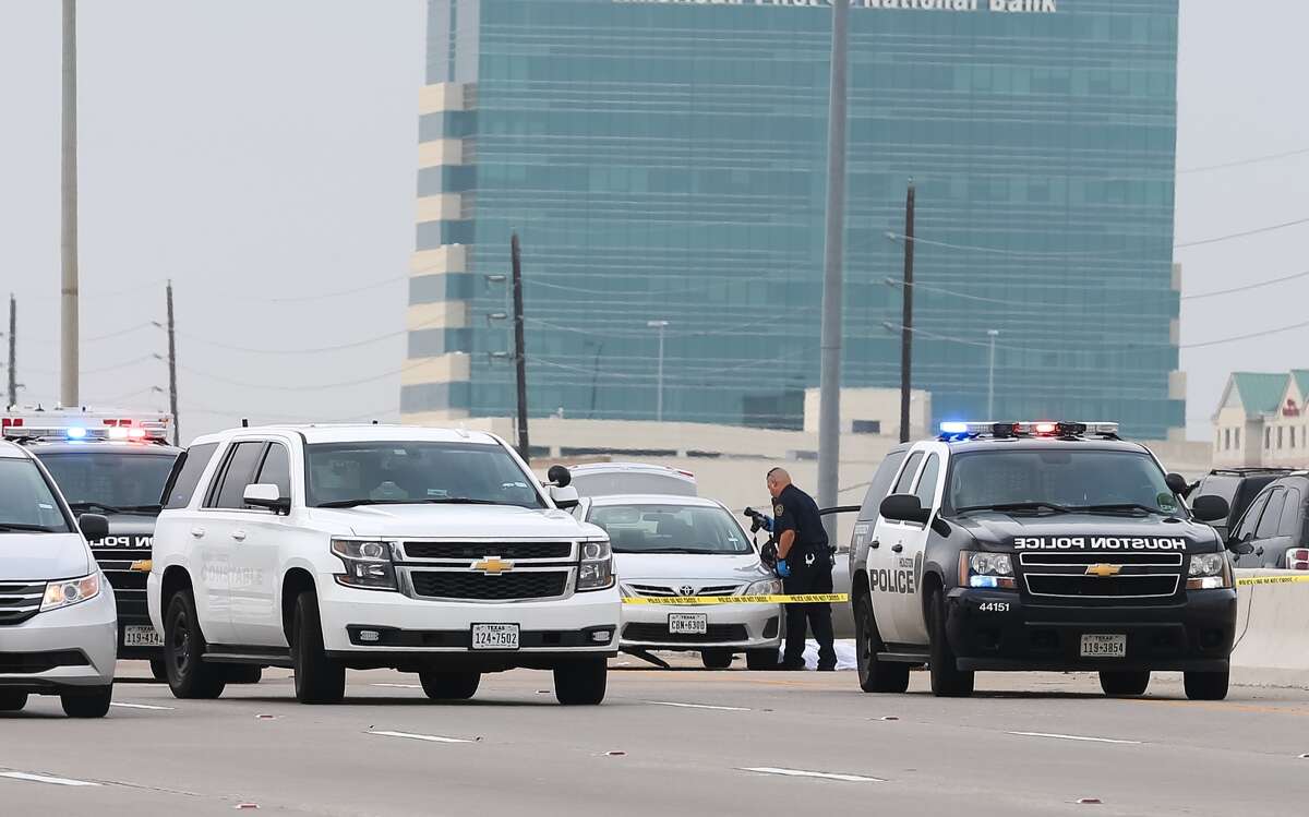 An officer-involved shooting along Beltway 8, between Bissonnet and Bellaire, nearly brought rush hour traffic to a standstill on Thursday afternoon.