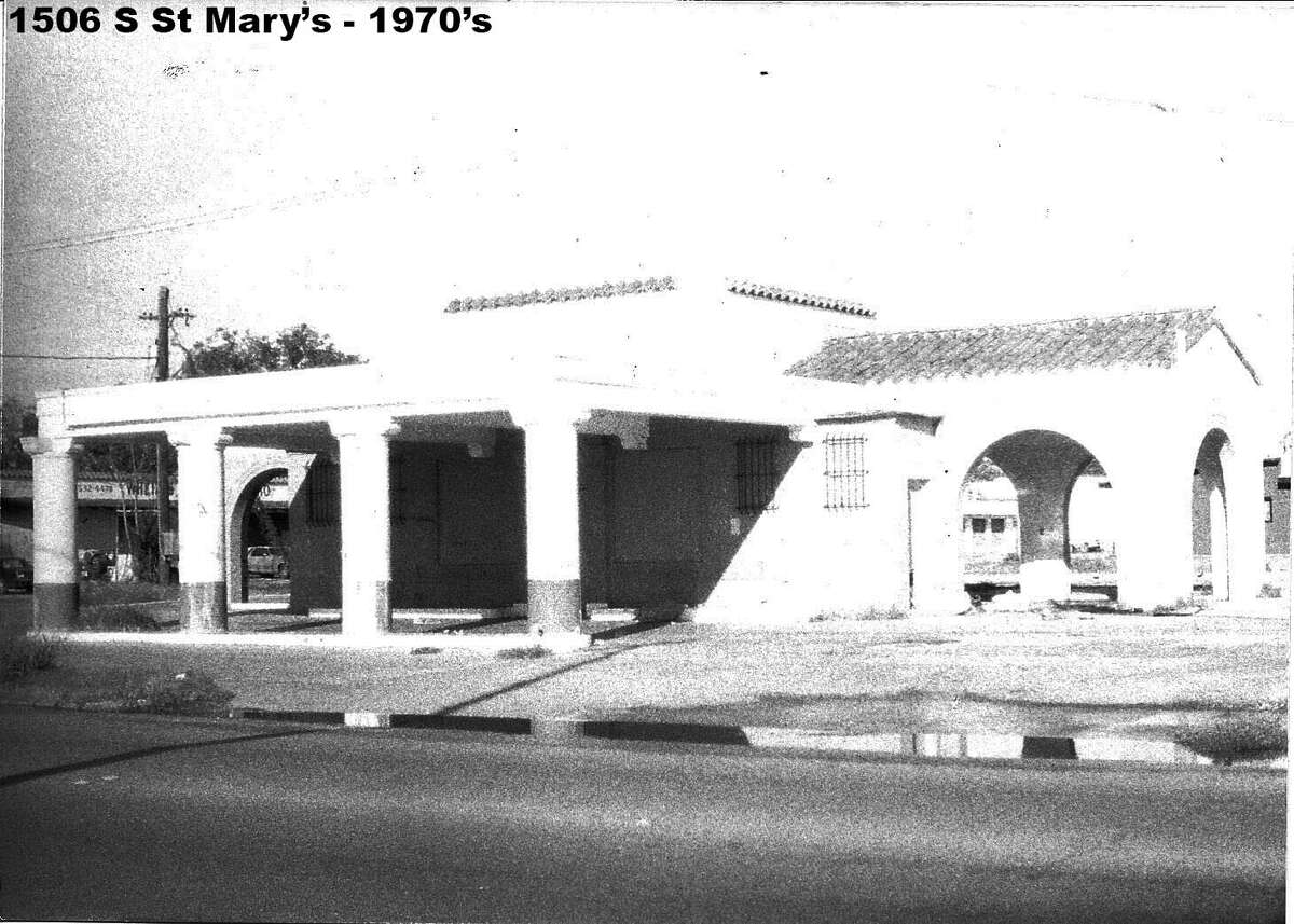 The 1938 Magnolia station at 1506 S. St. Mary's in the 1970s.