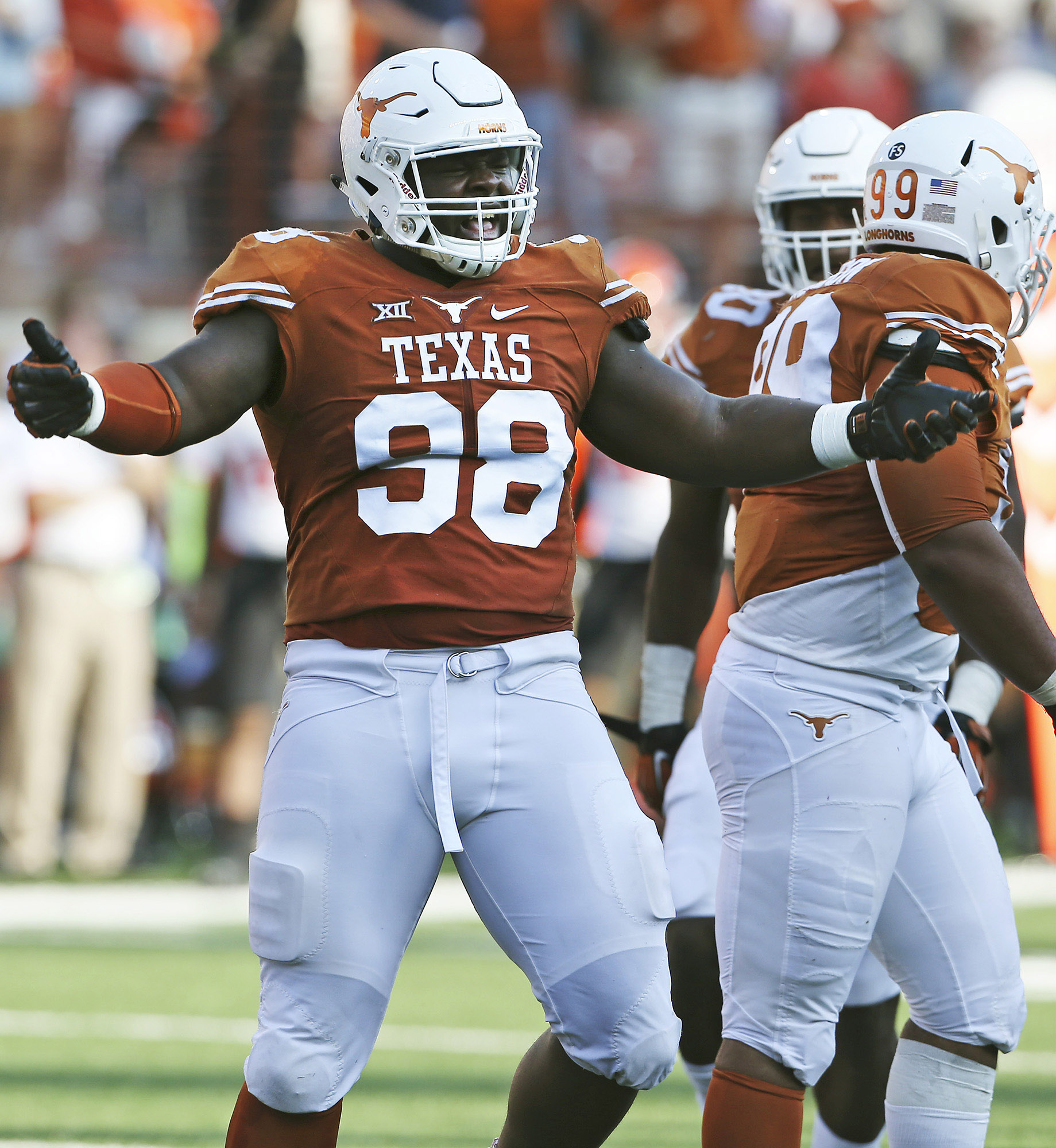 Longhorns' DT Hassan Ridgeway selected by Colts