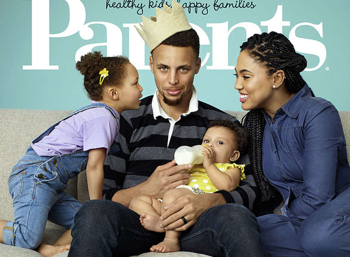 Curry family lights up two 'Parents' June covers