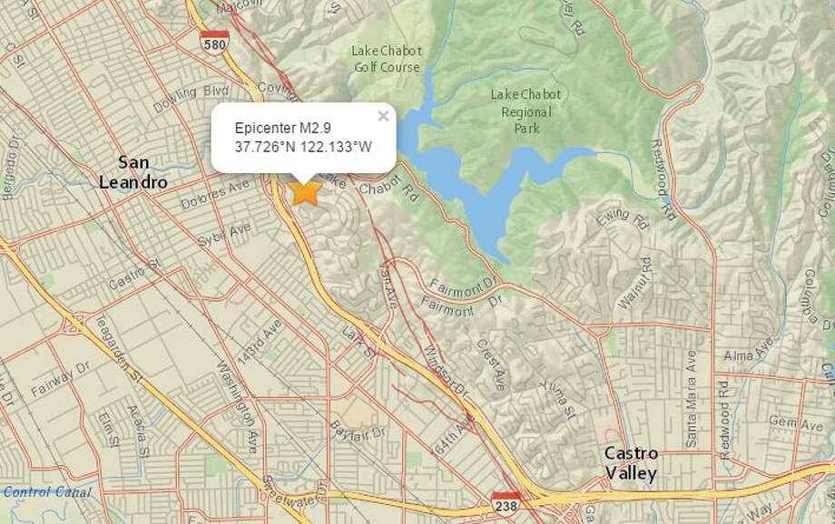 Magnitude 2.9 earthquake strikes beneath San Leandro SFGate