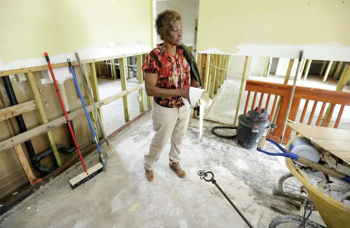 Paula Earls Price's home in west Wharton has been flooded three times in the 40 years she's lived there. This time, she expects repairs to cost $30,000.﻿