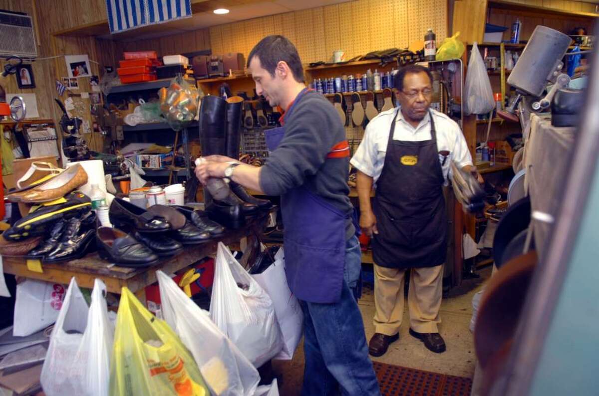 The sole of Greenwich Many shoes to fix for town's last shoe repair shop