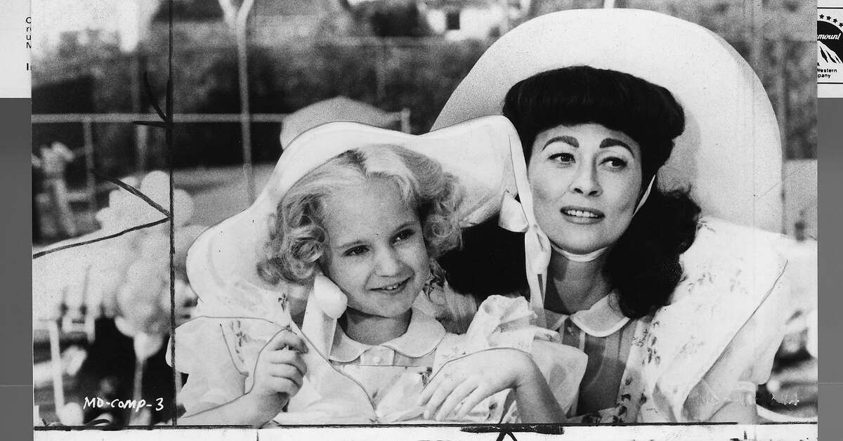 Mara Hobel and Faye Dunaway in "Mommie Dearest" Photo credit: Paramount 1981