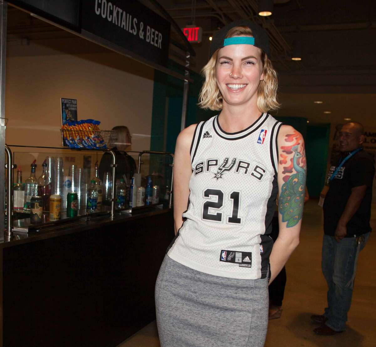 Spurs fans enjoyed an epic Game 1 win against the Oklahoma City Thunder Saturday night, April 30, 2016, at the AT&T Center. Here is a look at how everyone celebrated the boys in Black and Silver.