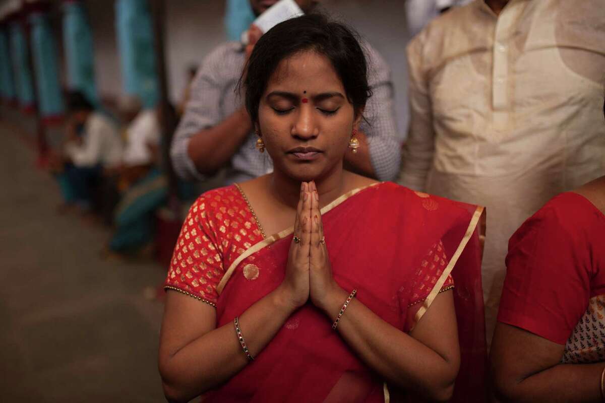 The Chilkur Balaji Temple in Hyderabad, India, draws thousands who pray to obtain a U.S. work visa.