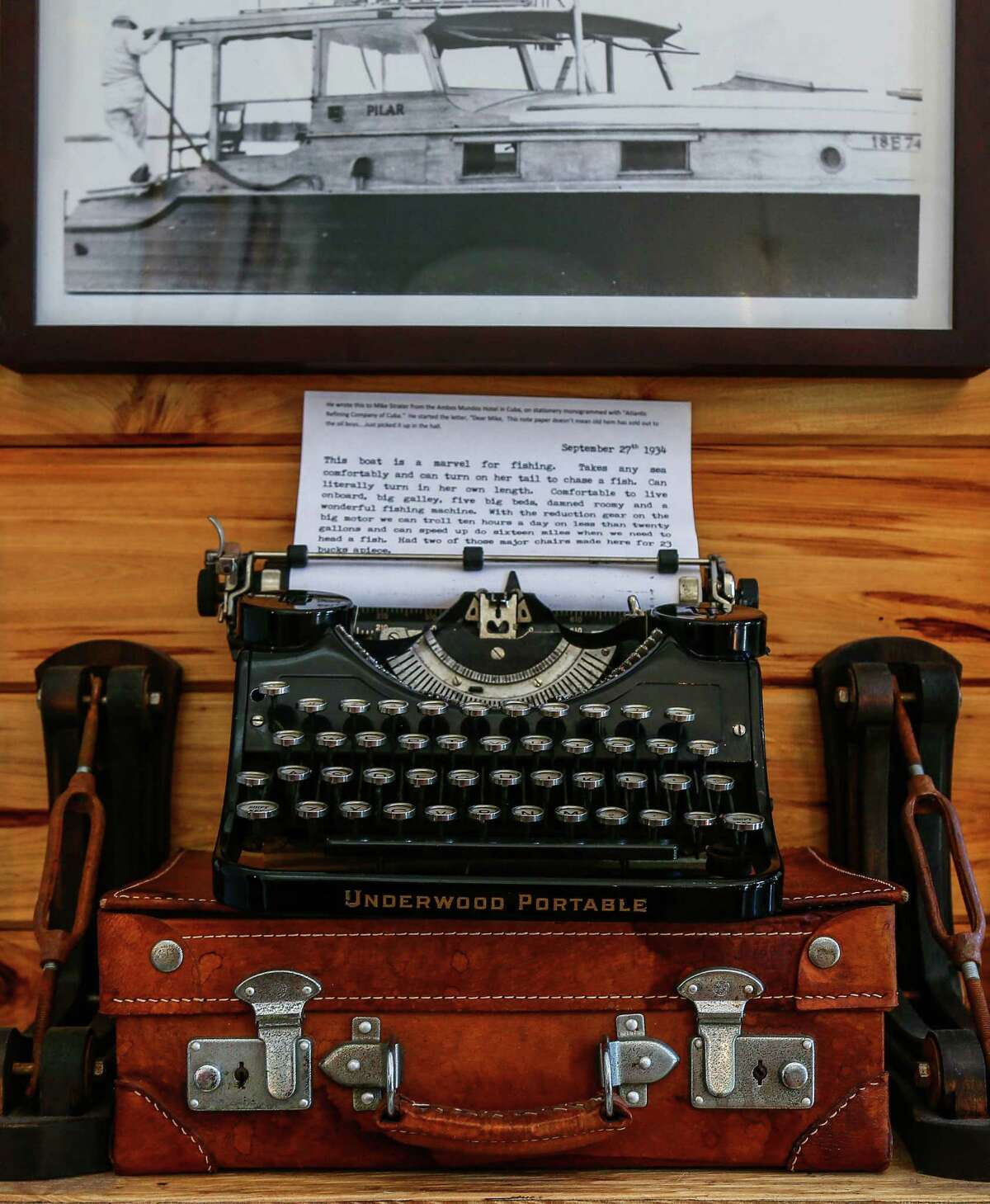 A tour of Ernest HemingwayÂ?’s home is de rigeur when you visit Key West, even if itÂ?’s just to gaze upon the Underwood portable typewriter on which such classics as "The Old Man and the Sea" and "For Whom the Bell Tolls" were brought to life.
