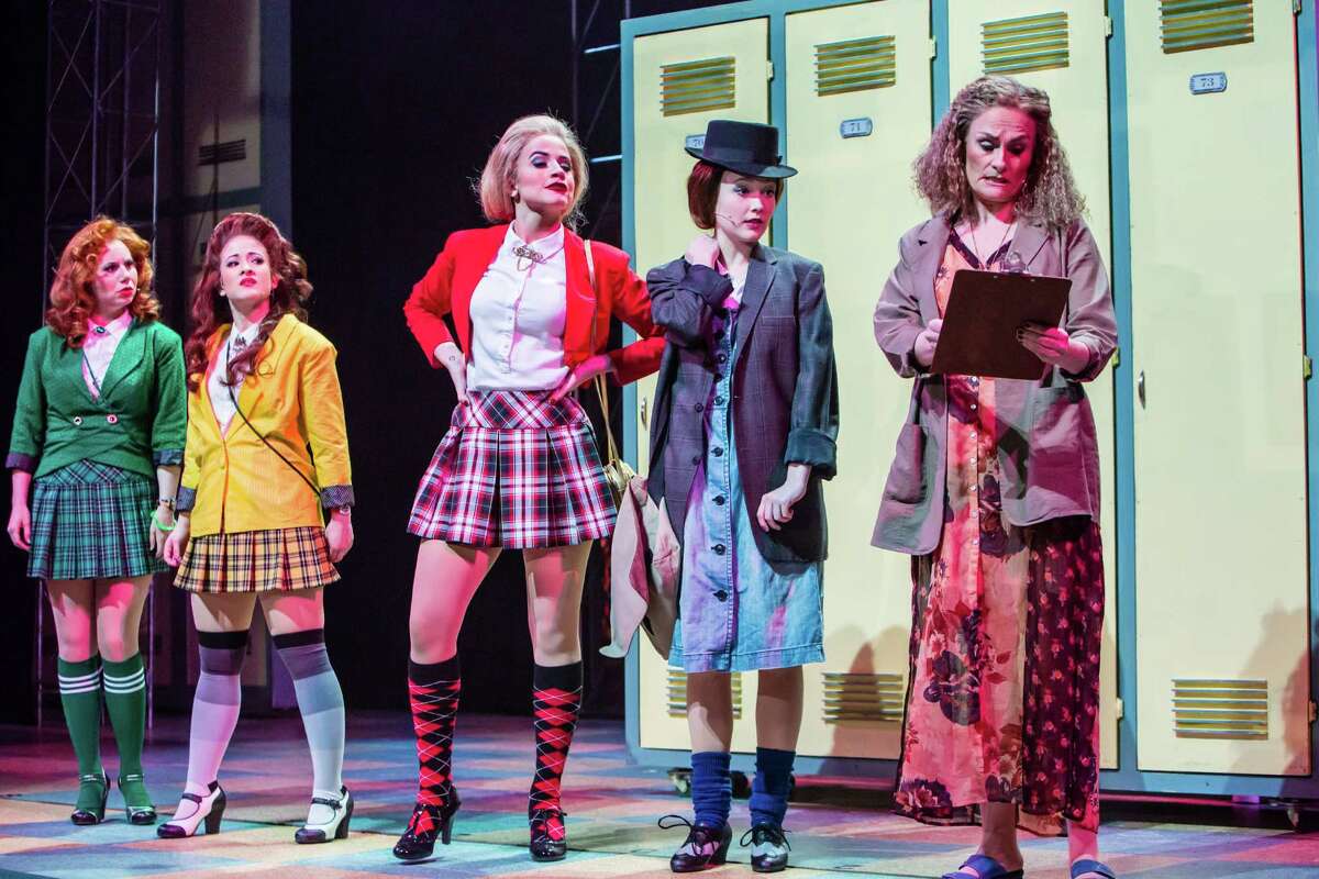 The plaid-skirted "Heathers" rule the halls of Westerberg High School in "Heathers: The Musical."