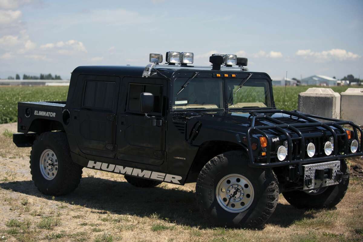 This Hummer, up for an online auction later this month, was originally owned by slain rapper Tupac Shakur.