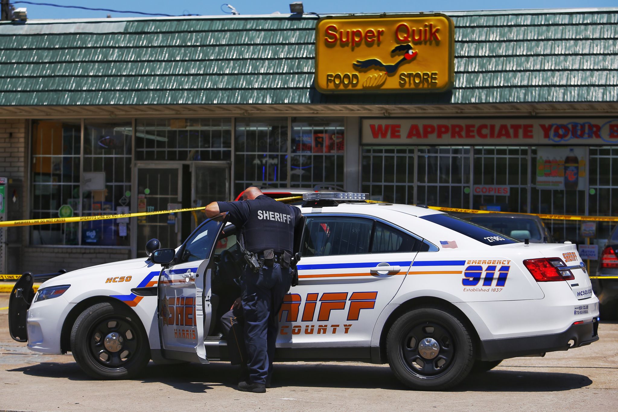 One person shot during store robbery in east Harris County