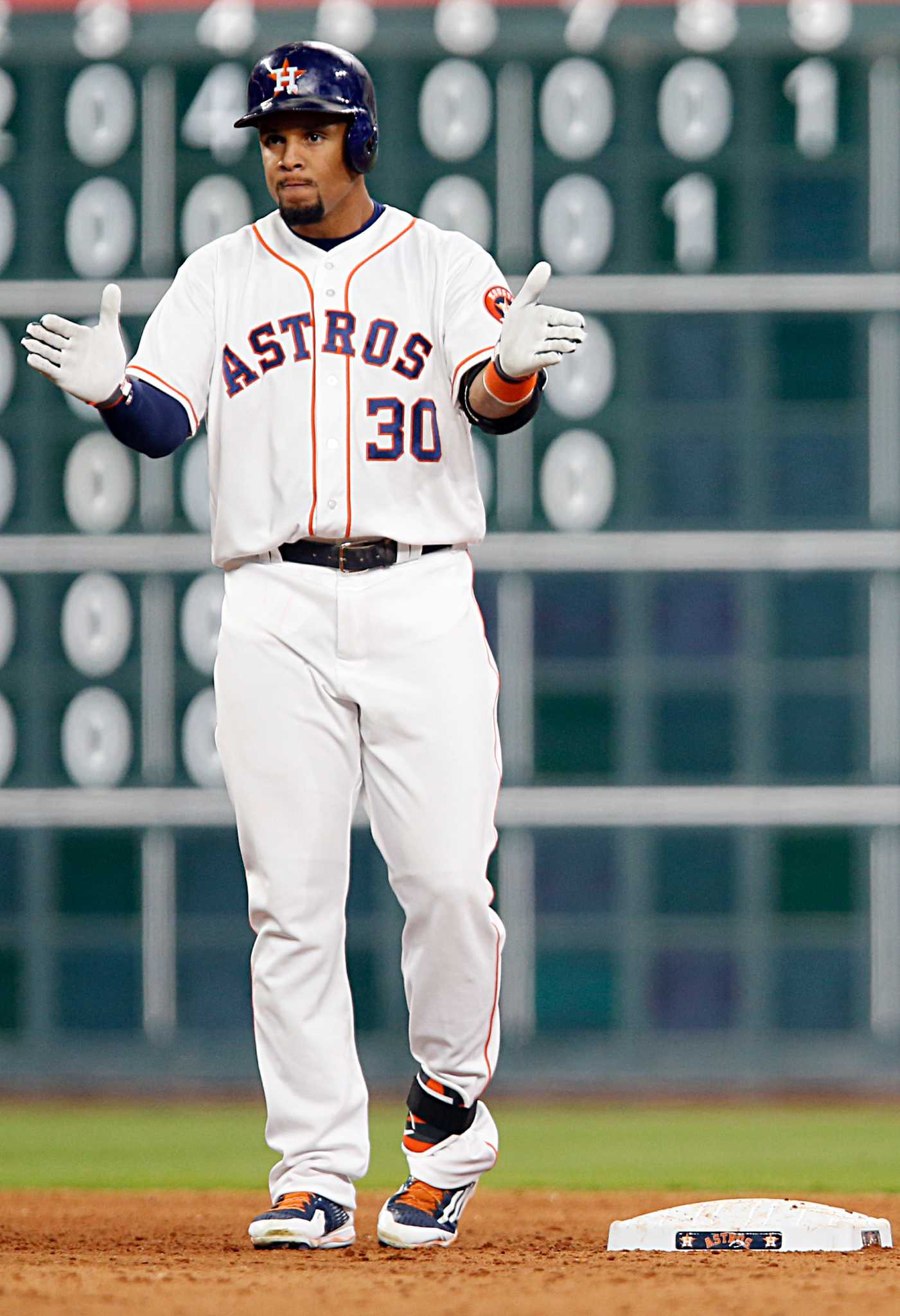 Astros report: Carlos Gomez feels 'weird' as visitor at Miller Park