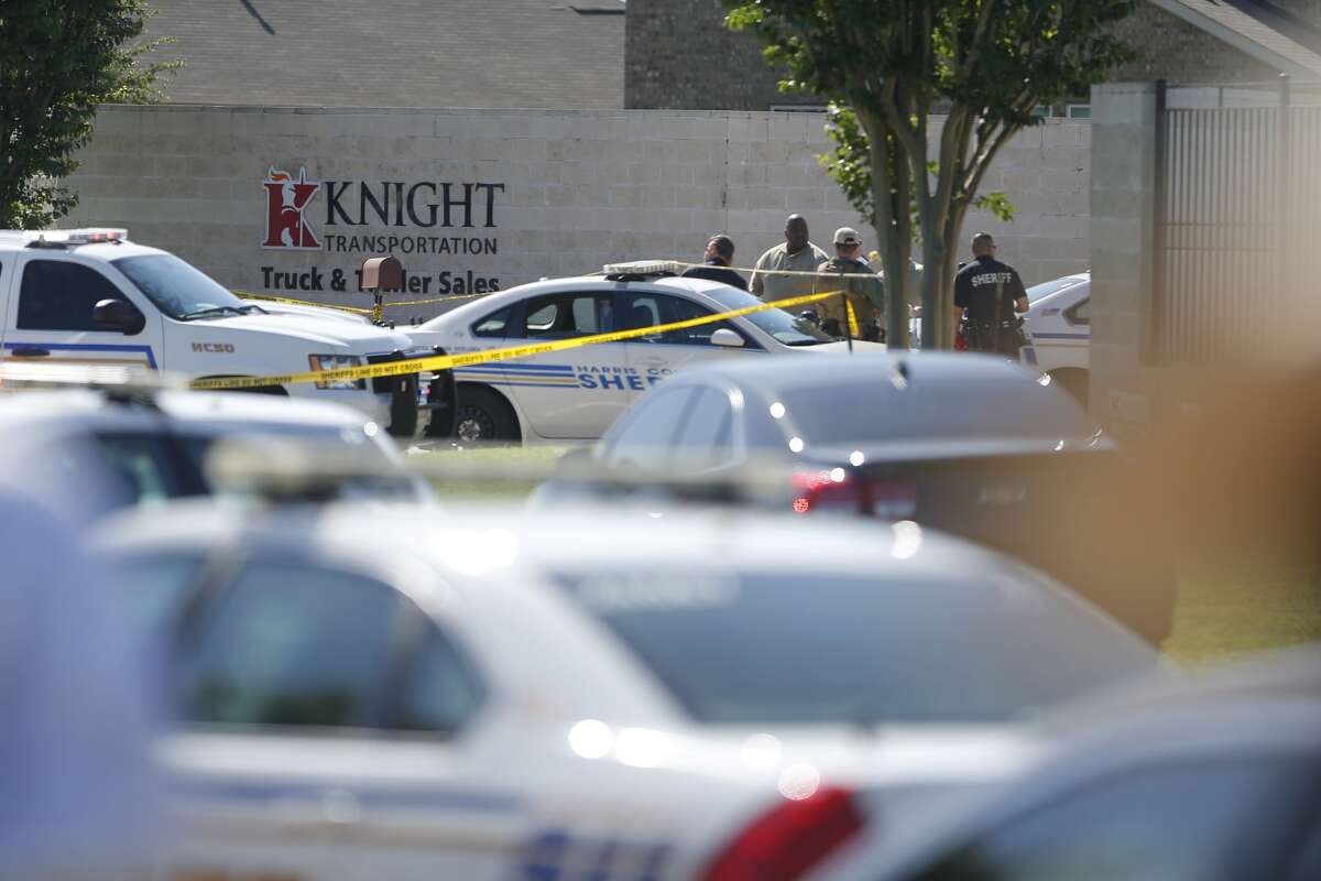 Two dead in workplace shooting at Katy trucking company