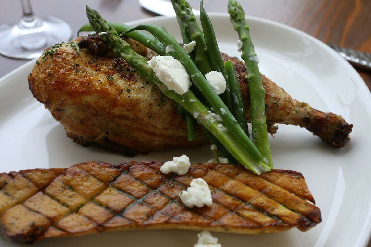 Grilled chicken from Edera Osteria-Enoteca