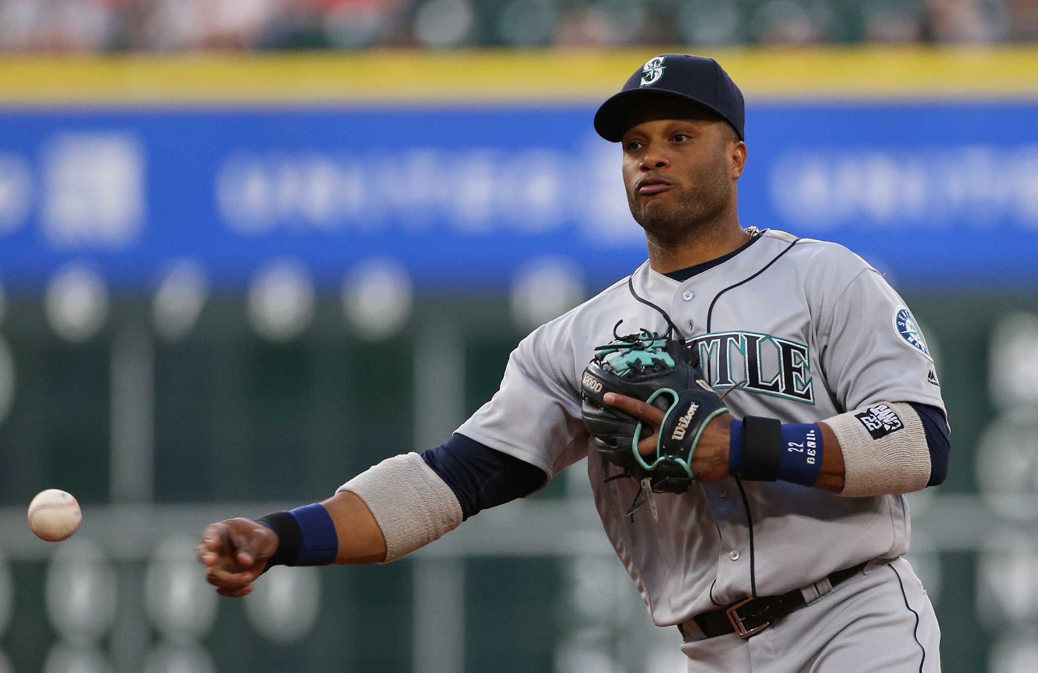 Seattle Mariners second baseman Robinson Cano (22) in the first