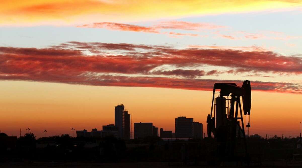 Midland skyline viewed at sunset Saturday, Sept. 15 near Fairgrounds Road. James Durbin/Reporter-Telegram