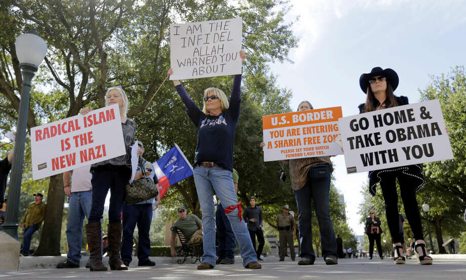 Texas Muslim Capitol Day marred by anti-Islam protesters - Midland ...