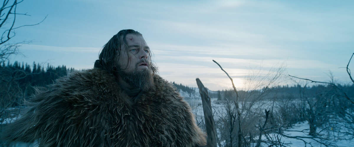 This photo provided by courtesy of Twentieth Century Fox shows, Leonardo DiCaprio as Hugh Glass, in a scene from the film, "The Revenant," directed by Alejandro Gonzalez Inarritu. The movie opens in limited release on Dec. 25, 2015, and wider release in U.S. theaters on Jan. 8, 2016. (Courtesy Twentieth Century Fox via AP)