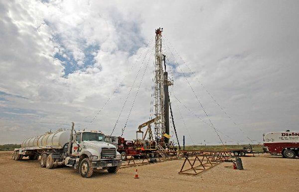 Active pumping rig located on Highway 385 south of Odessa, photographed Tuesday, Sept. 24, 2014. James Durbin/Reporter-Tele­gram
