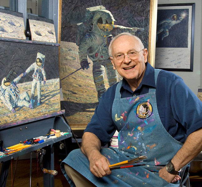 Capt. Alan Bean turns astronaut experience into art