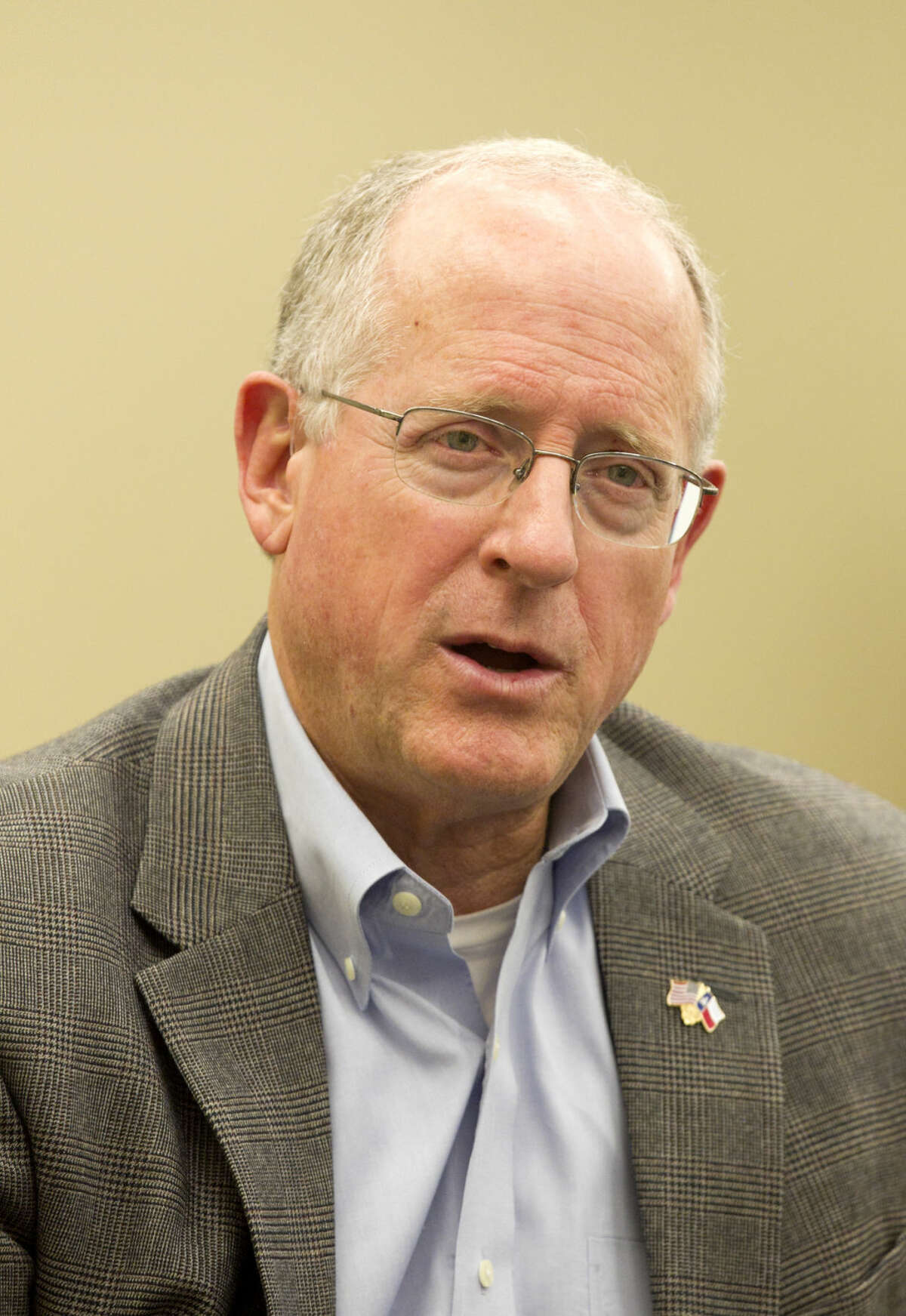 Congressman Michael Conaway (R-Texas) held a town hall meeting Wednesday at the Midland County Public Library Centennial branch. James Durbin/Reporter-Telegram