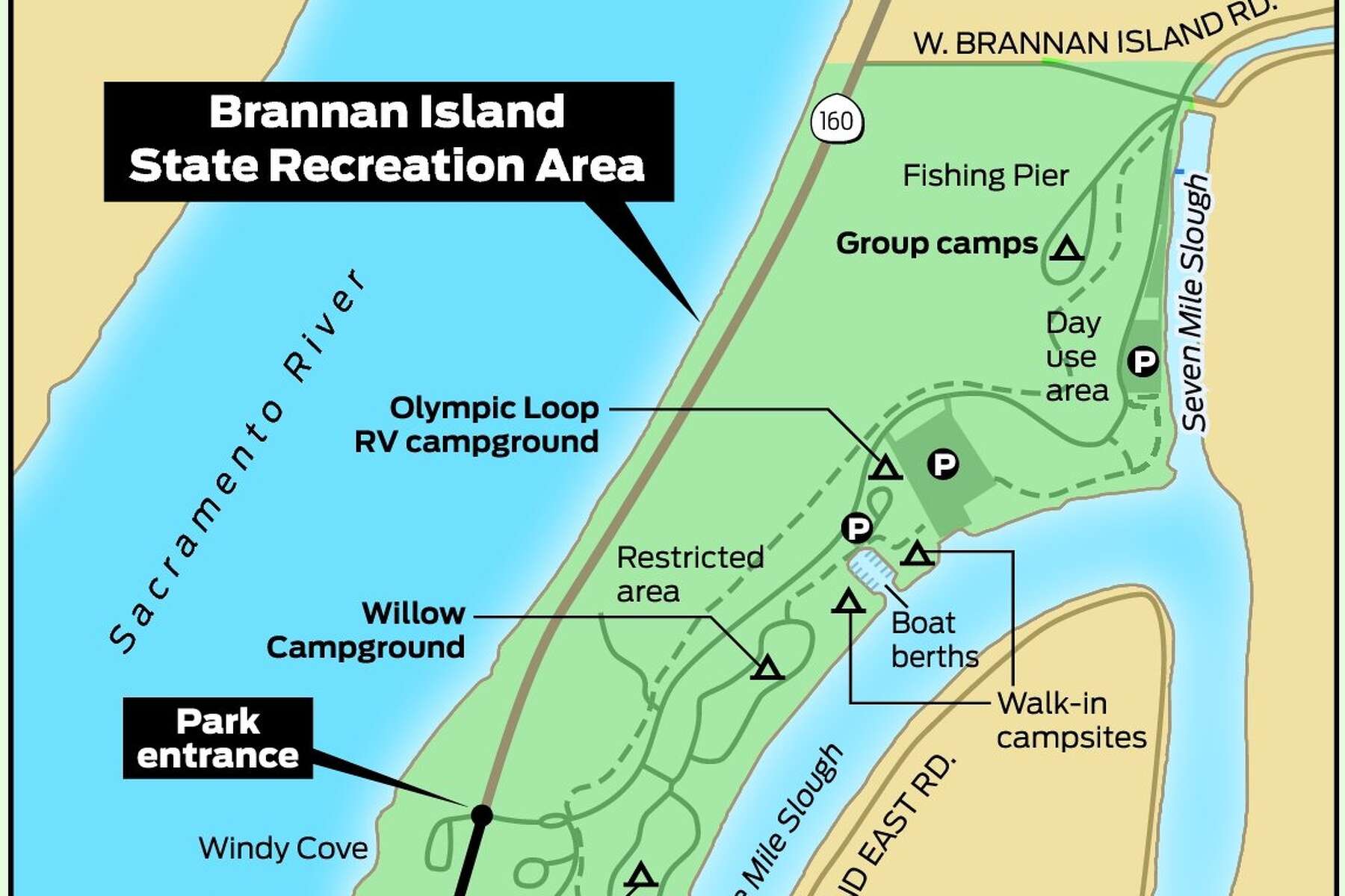 Brannan Island Campground Map Sunday Drive: The Delta's Brannan Island