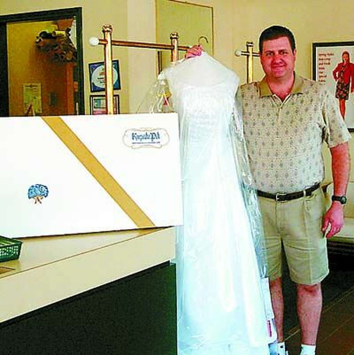 Preserve your memories by letting Fashion Cleaners heirloom your wedding gown.