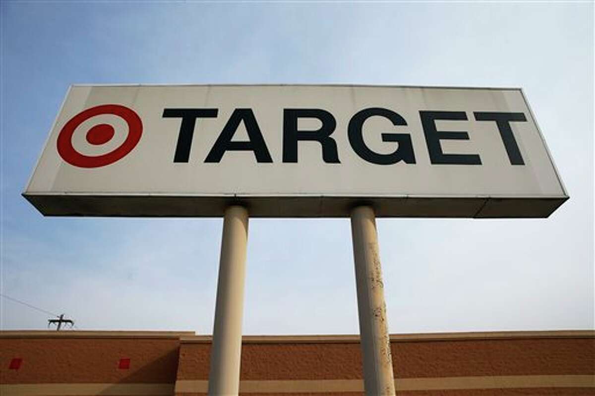In this Tuesday, March 25, 2014 photo, a sign outside a Target store in Philadelphia is shown. Target said Monday, May 5, 2014, that Chairman, President and CEO Gregg Steinhafel is out, nearly five months after the retailer disclosed a massive data breach that hurt its reputation. The nation’s third-largest retailer says Steinhafel has agreed to step down as the company’s chairman, president and CEO, effective immediately. He also has resigned from its board of directors. (AP Photo/Matt Rourke)