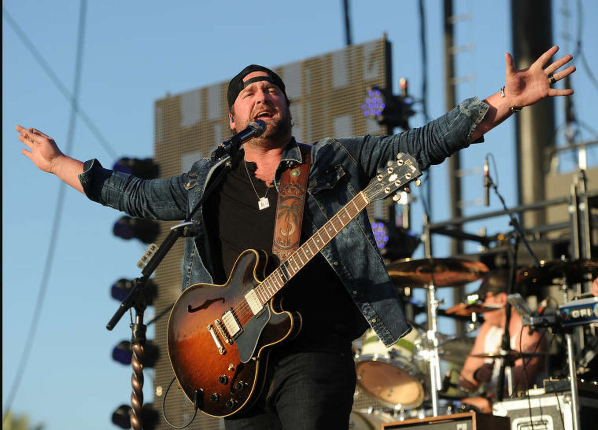 Lee Brice performs on the third day of the 2014 Stagecoach Music Festival at the Empire Polo Field on Sunday, April 27, 2014 in Indio, Calif. (Photo by Chris Pizzello/Invision/AP)