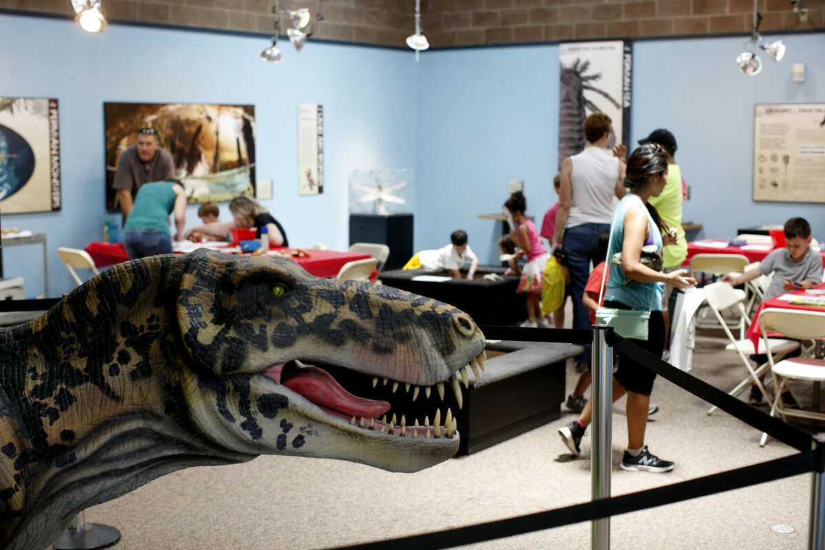 Permian Monsters exhibit in the Museum of the Southwest on Saturday, July 11, 2015. James Durbin/Reporter-Telegram