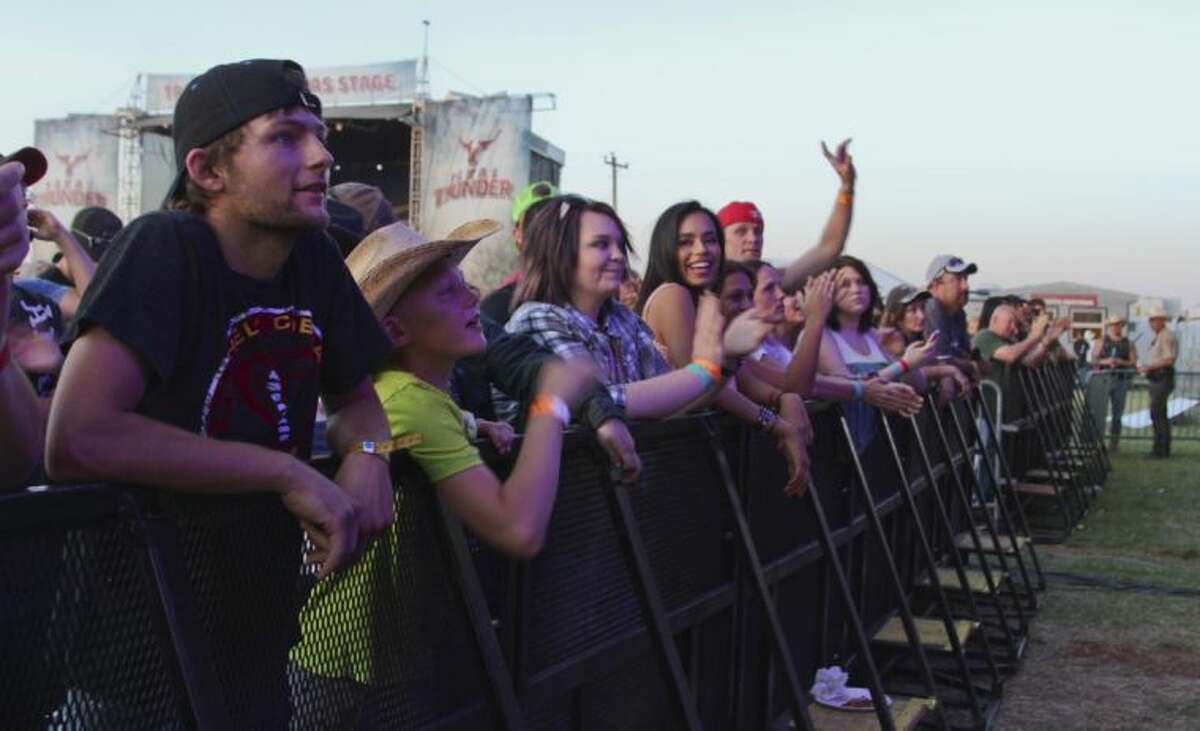 People from across the Permian Basin stopped by Gardendale this weekend to hear several hit country music acts at the 2014 Texas Thunder Country Music Festival. Tyler White/Reporter-Telegram