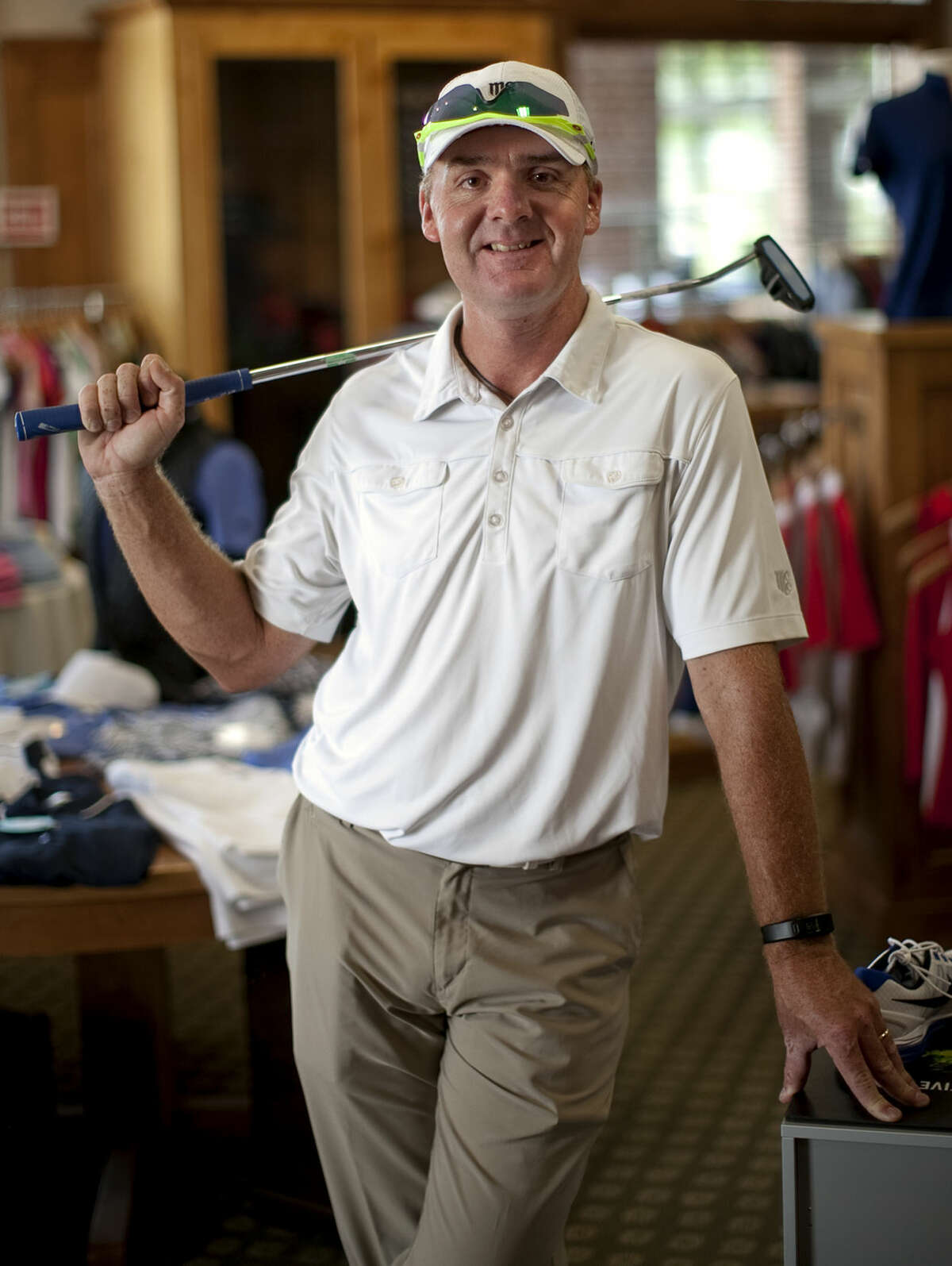 Steven Young, assistant pro at Midland Country Club, in portrait Thursday, July 30, 2015 at the pro shop. James Durbin/Reporter-Telegram